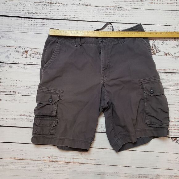 Eddie Bauer cargo shorts  Men's Size  grey Cargo Hiking Outdoor shorts - Picture 4 of 11